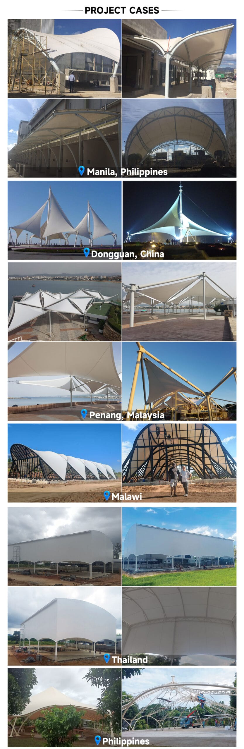 Industrial Tensile Shade Structure - Sepi Tent